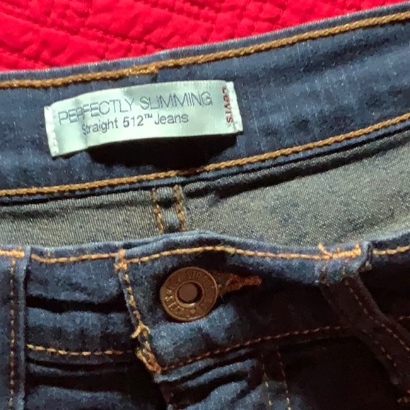 EUC LEVI’S 512 STRAIGHT JEANS SIZE 4 - Picture 5 of 8